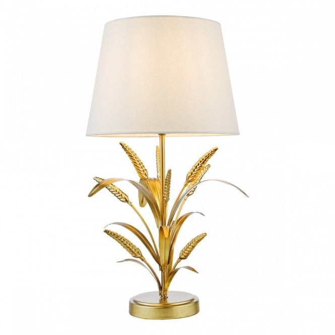 Phaedra Gold Table Lamp with Shade