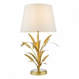 gold decorative table lamp