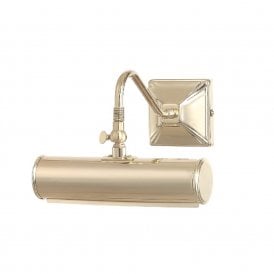 PICTURE LIGHT small gold polished brass tradtitional picture light