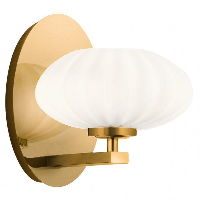 PIM Wall Light in fox gold IP44 