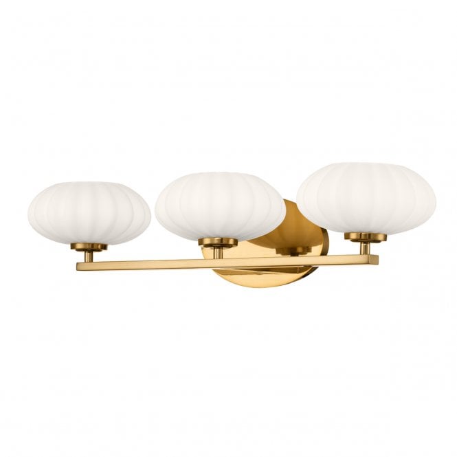 PIM Wall Light IP44 rated in Fox Gold 