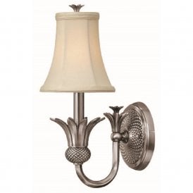 PLANTATION antique nickel single wall light