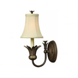 PLANTATION traditional bronze single wall light