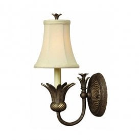 PLANTATION traditional bronze single wall light