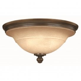 PLYMOUTH traditional flush fitting ceiling light