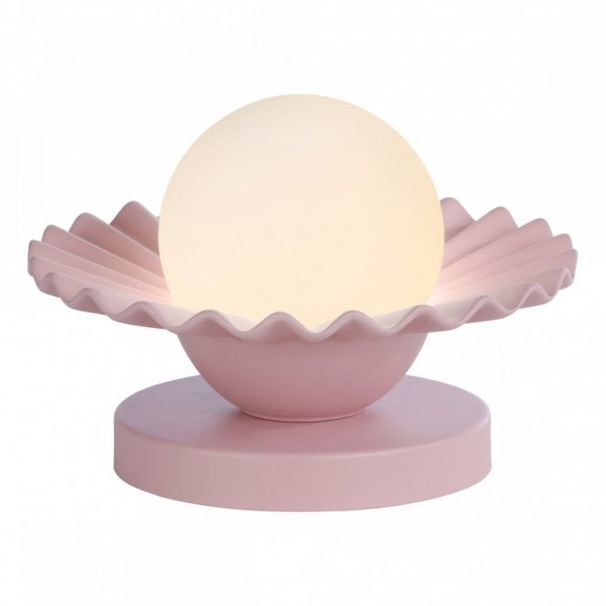 POP CERAMIC SHELL TOUCH TABLE LAMP BLUSH PINK