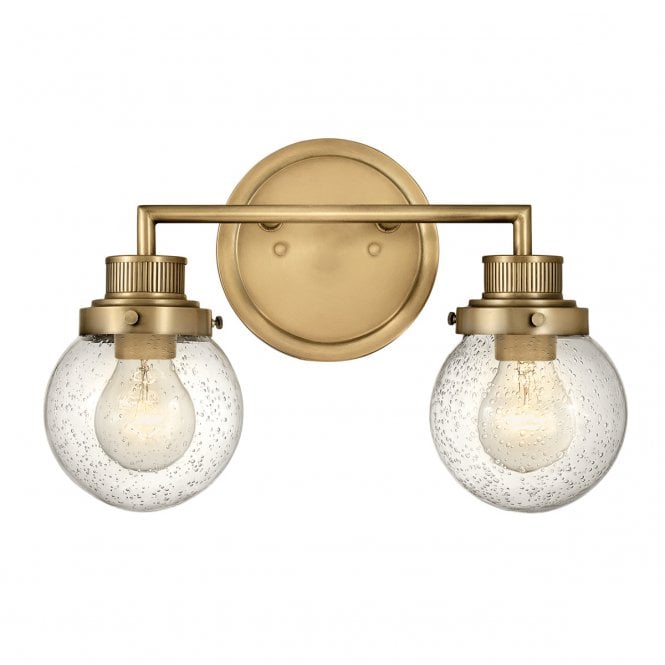 POPPY Brushed Brass IP44 Wall Light