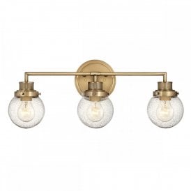 POPPY Heritage Brass Wall Mounted Bathroom Light