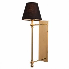 PROVENCAL Polished Brass Candlestick