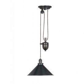 PROVENCE French style old bronze rise & fall ceiling light