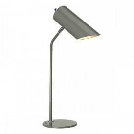 QUINTO contemporary design grey desk lamp