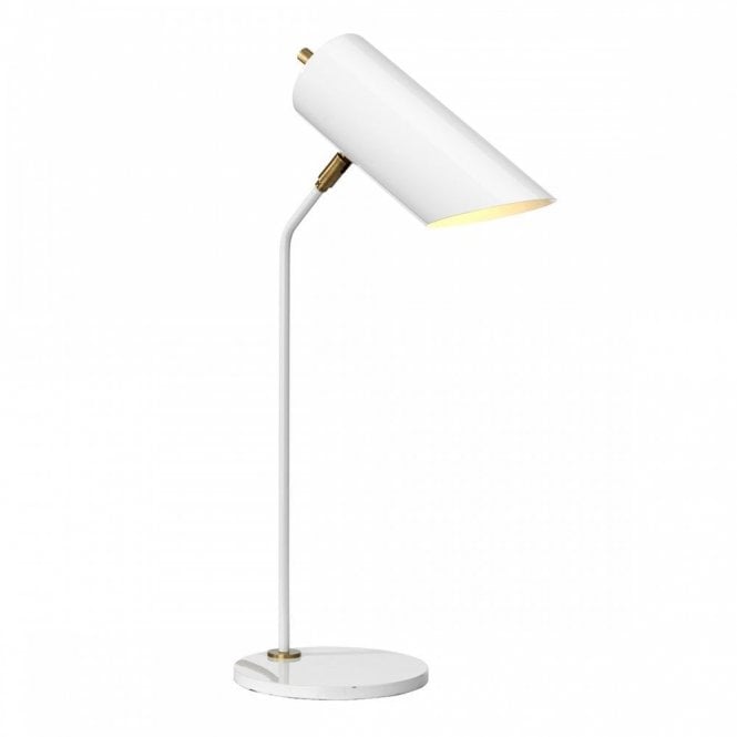 QUINTO contemporary design white desk lamp