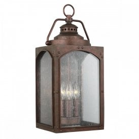 RANDHURST traditional outdoor wall lantern for exposed coastal locations - large