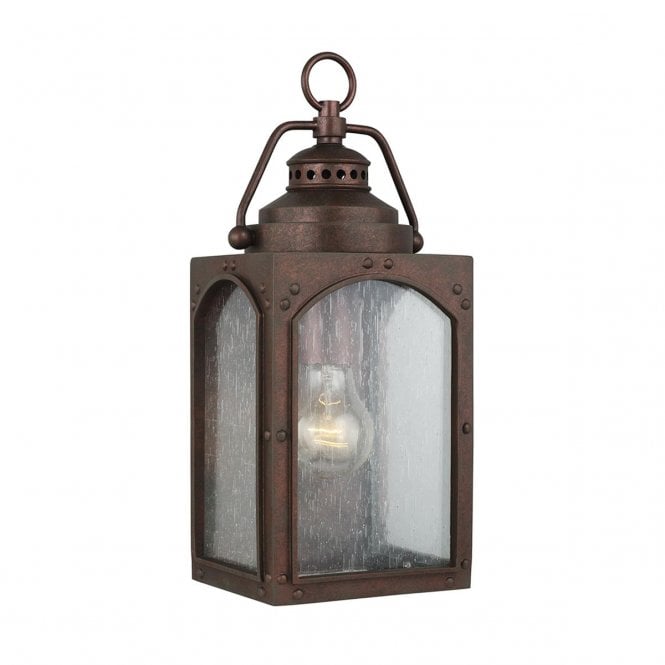 RANDHURST traditional outdoor wall lantern for exposed coastal locations - small