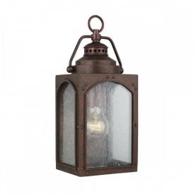 RANDHURST traditional outdoor wall lantern for exposed coastal locations - small