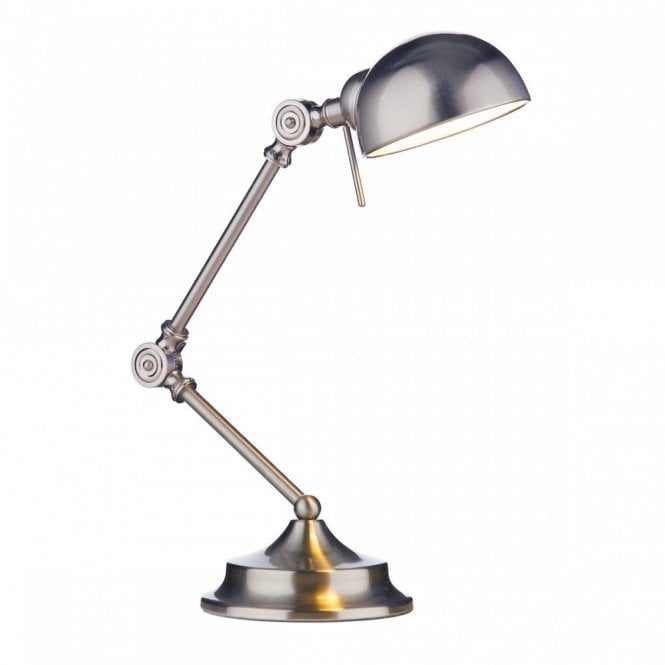 RANGER satin chrome adjustable desk or reading light
