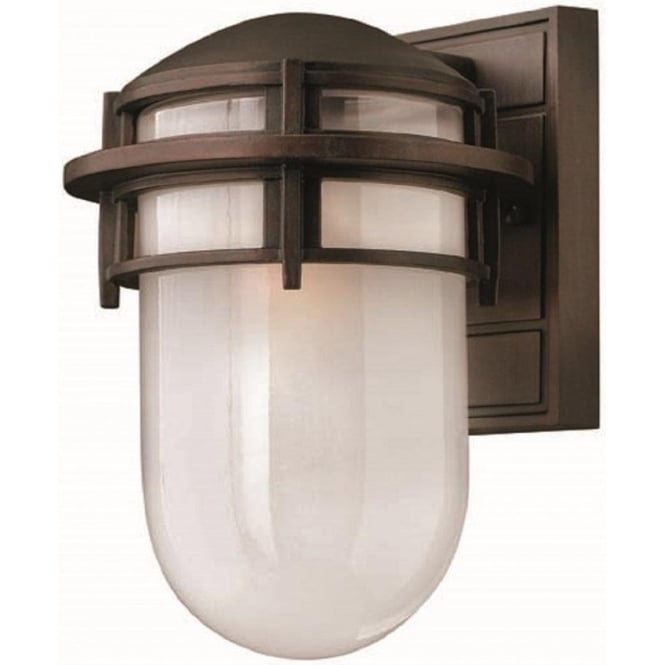 REEF small bronze garden wall light