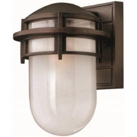 REEF small bronze garden wall light