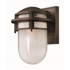REEF small bronze garden wall light