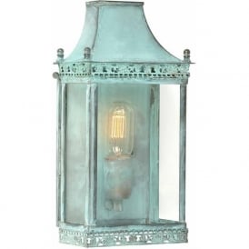 REGENTS PARK verdigris traditional exterior wall light