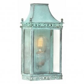 REGENTS PARK verdigris traditional exterior wall light