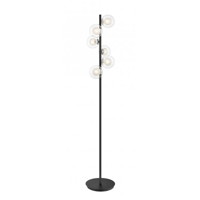 REMY Floor Lamp Chrome Matt Black