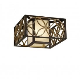 REMY flush fitting Art Deco ceiling light