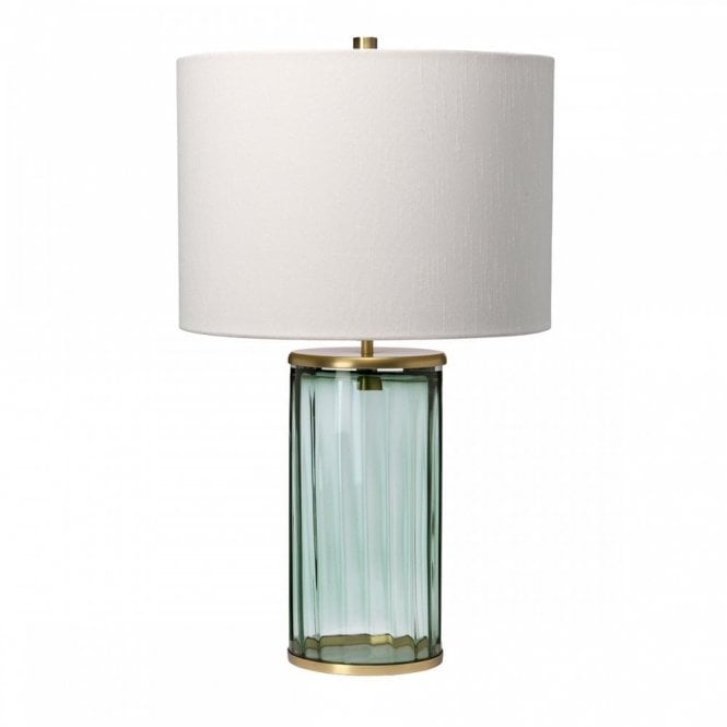 RENO Table Lamp | Green | Aged Brass
