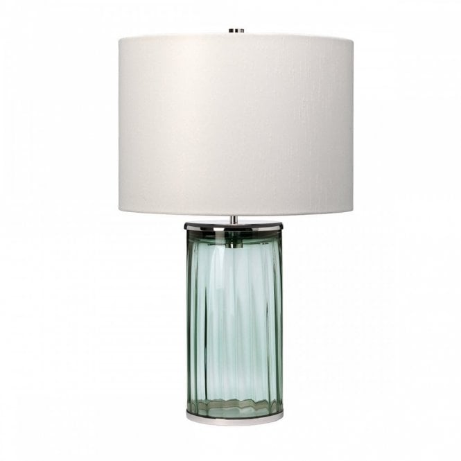 RENO Table Lamp | Green | Polished Nickel