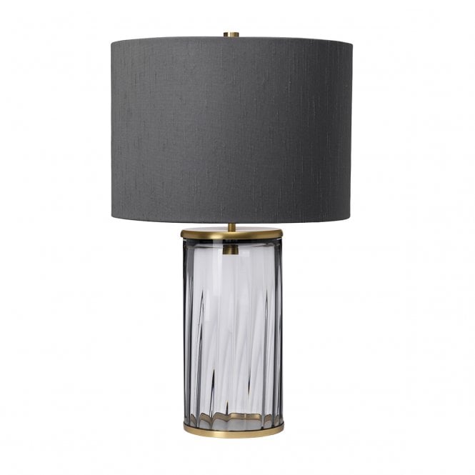 RENO Table Lamp - Smoke - Aged Brass