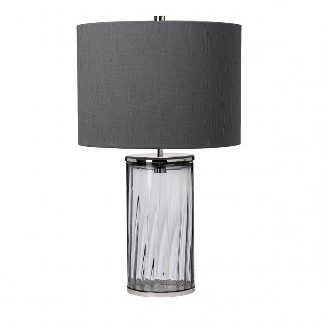RENO Table Lamp - Smoke - Polished Nickel