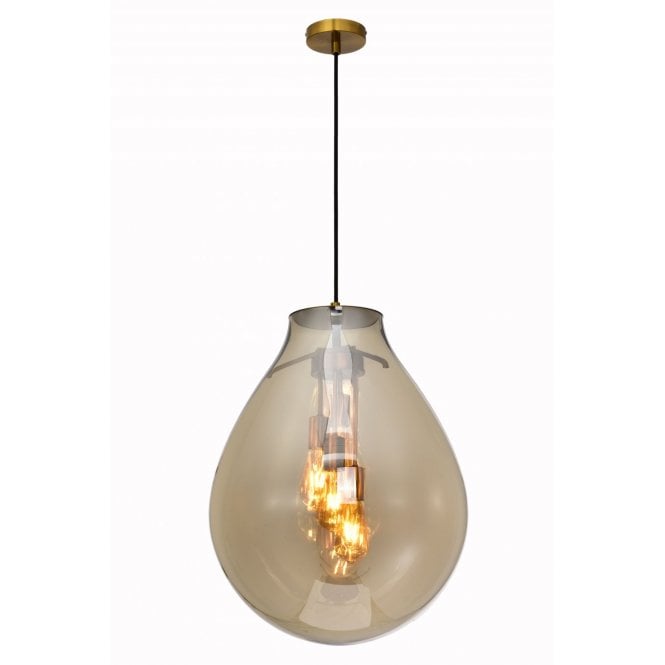 RIO 4 Light Ceiling Pendant Large Champagne