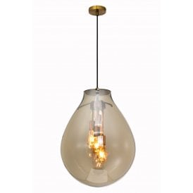 RIO 4 Light Ceiling Pendant Large Champagne