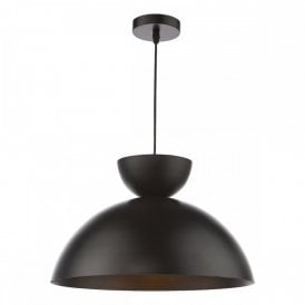 matte black ceiling pendant