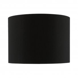 Black cotton easy fit shade 24cm 