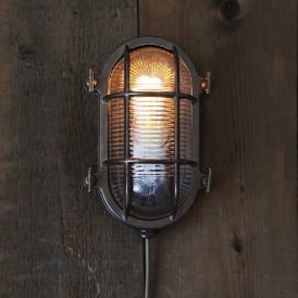 Outdoor wall light silver