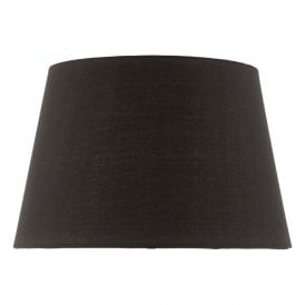 36cm Cotton Tapered Drum Shade in Black