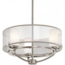 SALDANA dual mount modern pewter ceiling light