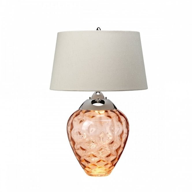 SAMARA Dual Lit Table Lamp | Salmon
