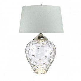 SAMARA Large Dual Lit Table Lamp | Clear