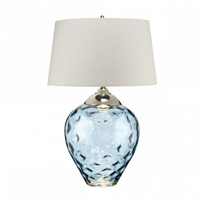 SAMARA Large Dual Lit Table Lamp | Light Blue