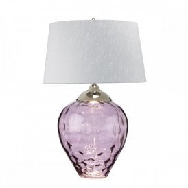 SAMARA Large Dual Lit Table Lamp | Plum