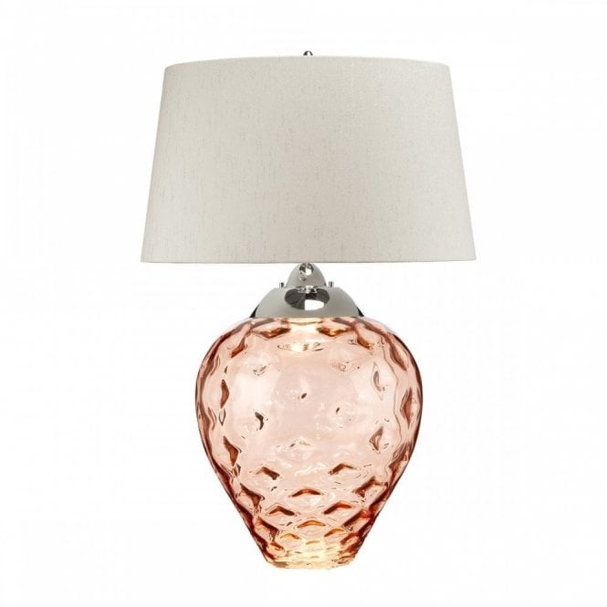 SAMARA Large Dual Lit Table Lamp | Salmon