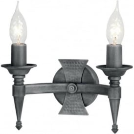 Saxon two light wall light