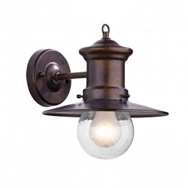 SEDGEWICK traditional exterior wall lantern, bronze finish