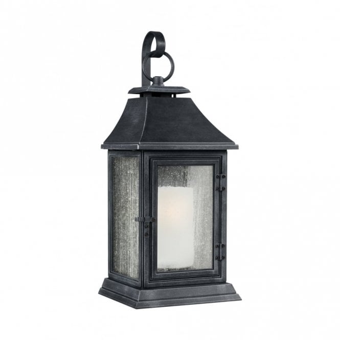 SHEPHERD Parisian style replica gas lantern outdoor wall light - extra large