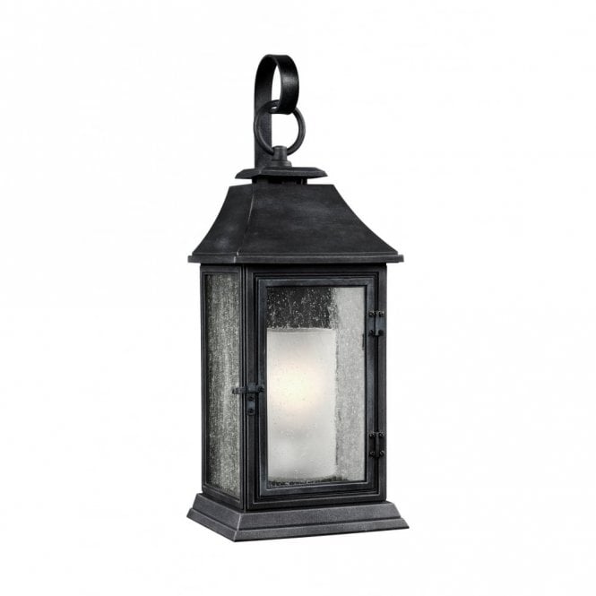 SHEPHERD Parisian style replica gas lantern outdoor wall light - large