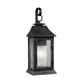 SHEPHERD Parisian style replica gas lantern outdoor wall light - large