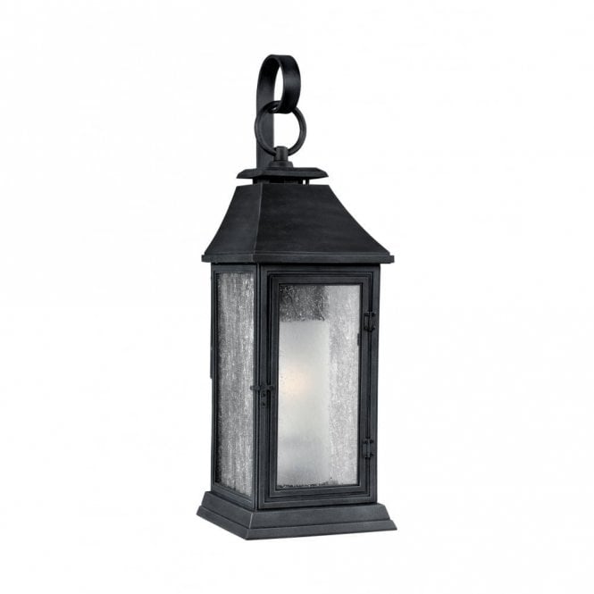 SHEPHERD Parisian style replica gas lantern outdoor wall light - medium