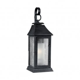 SHEPHERD Parisian style replica gas lantern outdoor wall light - medium
